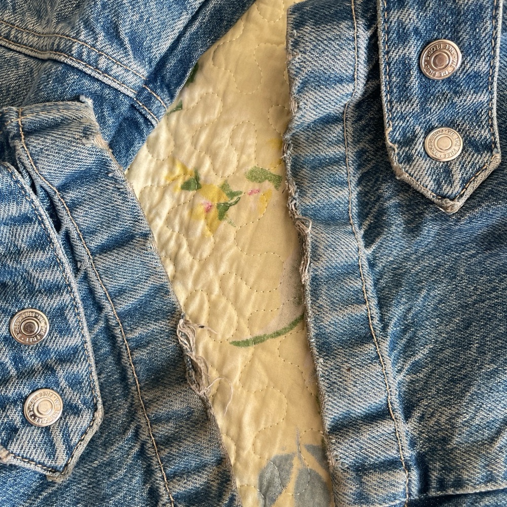 Free people cargo denim baggy pants - Picture 6 of 6